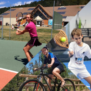 FORMULE TENNIS ou PADEL  + MULTISPORTS 1 semaine Été sans ou avec hébergement en pension complète